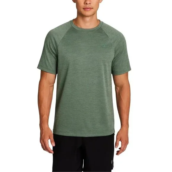 Champion Men's L Green Polyester Performance T-Shirt K1073 - Picture 3 of 9